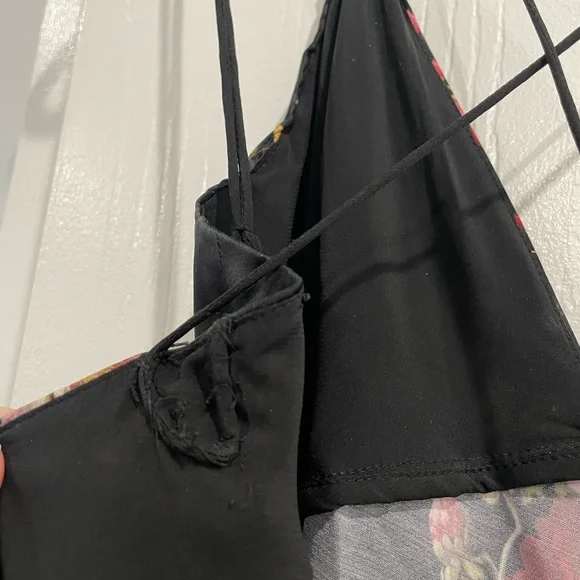 Alice + Olivia Milta Floral Satin Mermaid Slipdress - Picture 8 of 8